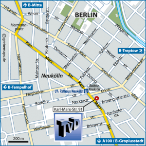 Karte Berlin-Neukölln - grebemaps® Kartographie