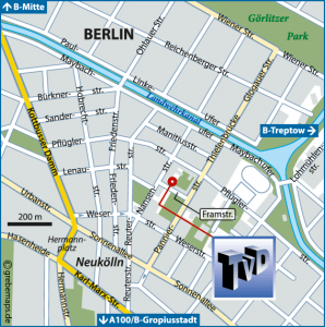Karte Berlin-Neukölln - grebemaps® Kartographie